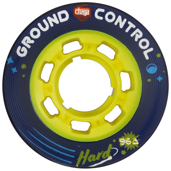 Chaya Ground Control Hard Yellow (96A/ 59mm) - 4 Pack